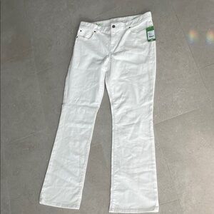 Lilly Pulitzer Main Line White Flare Jeans